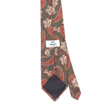 Back Back Detail of Vintage 1990's Paisley Patterned Tie