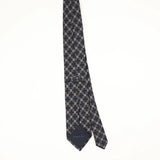 Back Back of Vintage 1990's Ermenegildo Zegna Geometric Patterned Tie