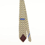 Back of Vintage 1990's Geometric Patterned Tie