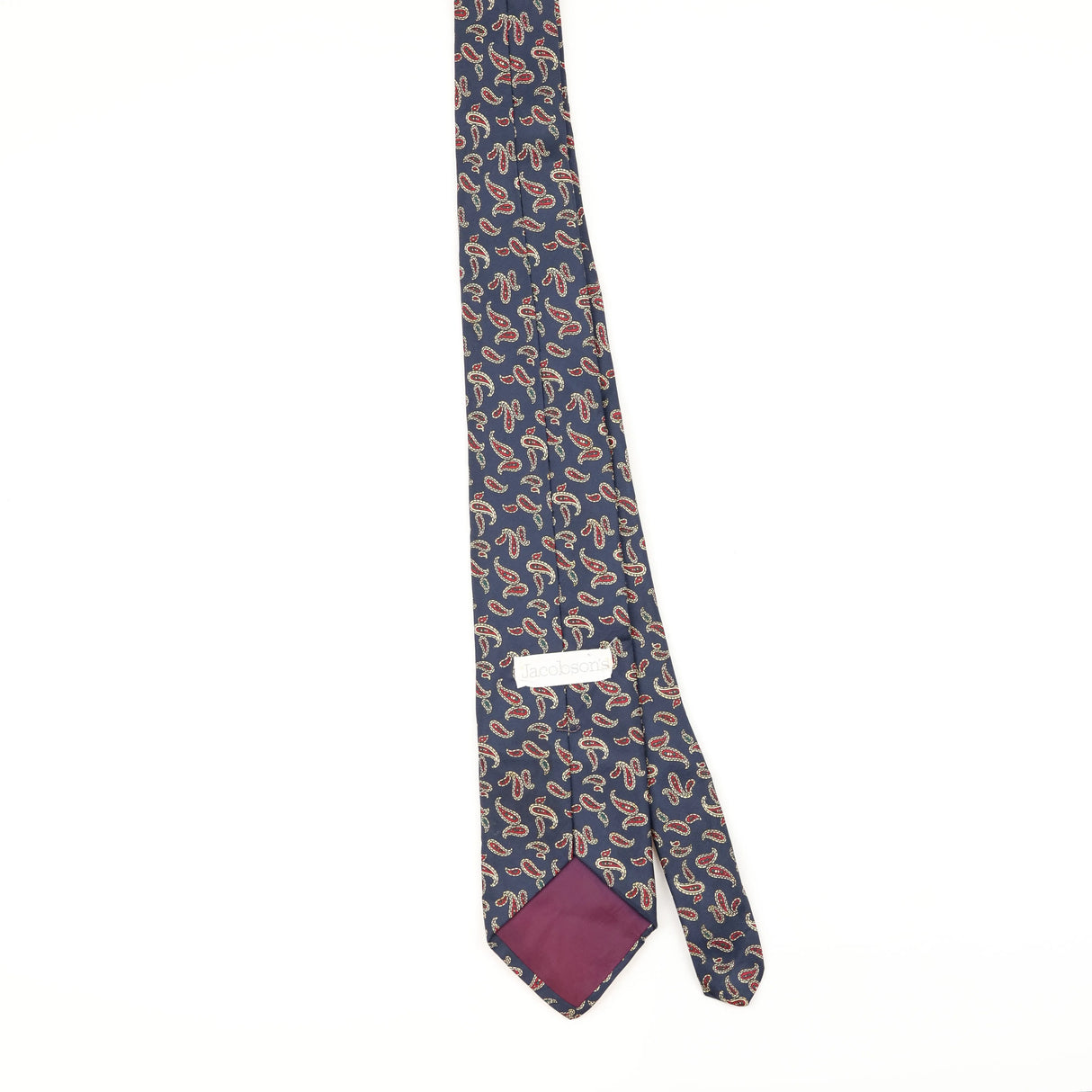 Back of Vintage 1990's Paisley Patterned Tie