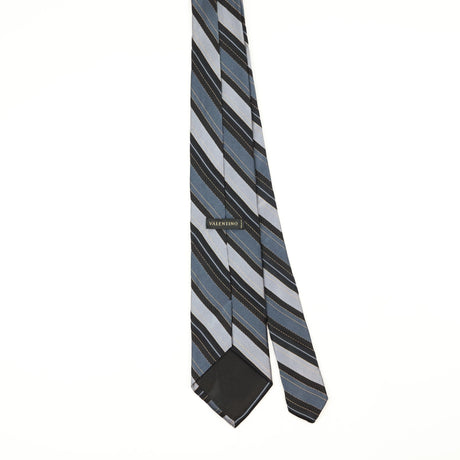 Back Back of Vintage 1990's Valentino Striped Patterned Tie