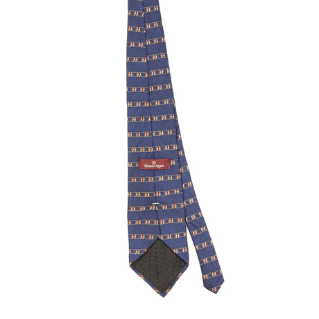 Back Back of Vintage Etienne Aigner Striped Patterned Tie