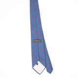 Back Back of Vintage 1980's Sears Polka Dot Patterned Tie