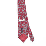 Back Back Detail of Vintage 1990's Van Heusen Geometric Patterned Tie