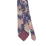 Back Back Detail of Vintage 1990's J.T. Beckett Paisley Patterned Tie