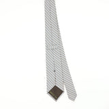 Back Back of Vintage 1990's Ermenegildo Zegna Geometric Patterned Tie