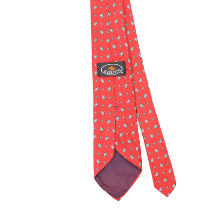 Back Detail of Vintage 1990's Paisley Patterned Tie