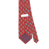 Back Back Detail of Vintage 1990's Pierre Cardin Paisley Patterned Tie