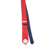 Back of Vintage Tommy Hilfiger Polka Dot Patterned Tie