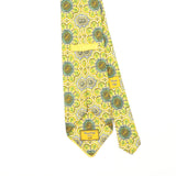 Back Back Detail of Vintage 1990's Rando Kiik Homme Floral Patterned Tie