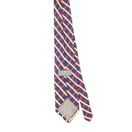 Back of Vintage 1990's Robert Talbott Check Patterned Tie