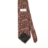 Back Detail of Vintage 1990's Geometric Patterned Tie