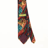 Back Back Detail of Vintage 1990's Jerry Garcia Abstract Patterned Tie