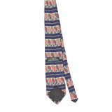 Back Back of Vintage 1990's Alexander Julian Paisley Paisley Patterned Tie