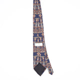 Back Back of Vintage Bill Blass Geometric Patterned Tie