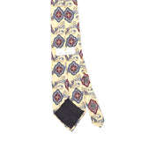 Back Back Detail of Vintage Bill Blass Geometric Patterned Tie