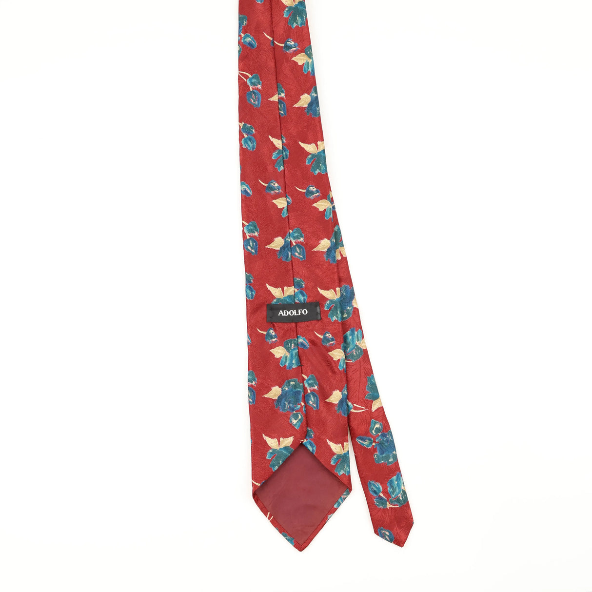 Back of Vintage 1990's Geometric Patterned Tie