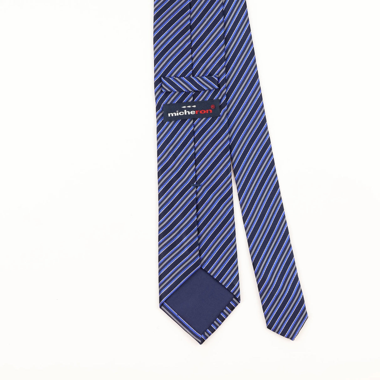 Back Detail of Vintage Striped Patterned Tie