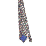 Back of Vintage 1990's Rene Chagal Golfer Cartoon Patterned Tie
