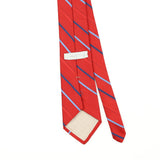 Back Back Detail of Vintage 1990's Halston Striped Patterned Tie