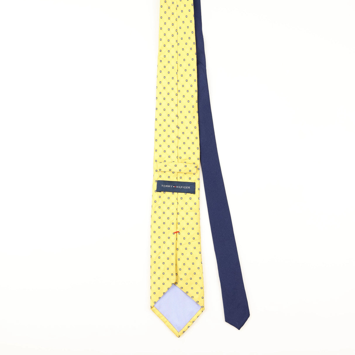 Back of Vintage Tommy Hilfiger Geometric Patterned Tie