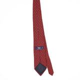 Back Back of Vintage 1990's Brooks Brothers Foulard Geometric Patterned Tie