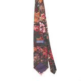 Back Back of Vintage 1990's Floral Patterned Tie
