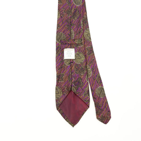 Back Back Detail of Vintage 1990's Floral Patterned Tie