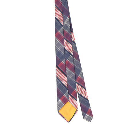 Back of Vintage 1980's Check Patterned Tie