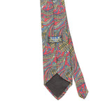 Back Detail of Vintage Abstract Patterned Tie