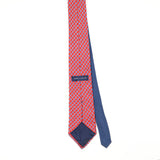 Back of Vintage Tommy Hilfiger Geometric Patterned Tie
