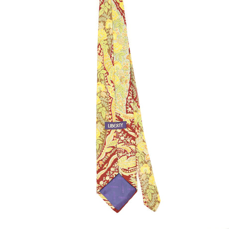 Back Back of Vintage Liberty of London Paisley Patterned Tie