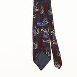 Back Detail of Vintage 1990's Geometric Patterned Tie