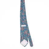 Back Back of Vintage 1990's Van Heusen Paisley Patterned Tie