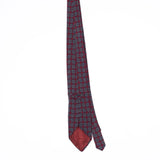 Back Back of Vintage 1990's Foulard Geometric Patterned Tie