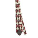 Back Back of Vintage 1990's Geometric Patterned Tie