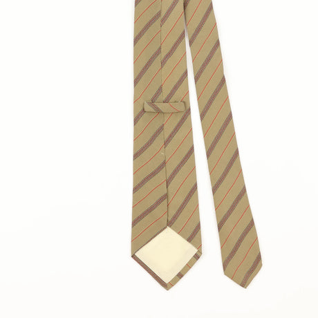 Back Detail of Vintage 1990's Striped Patterned Tie