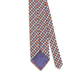 Back Detail of Vintage Geometric Patterned Tie