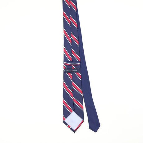 Back Back of Vintage Tommy Hilfiger Striped Patterned Tie