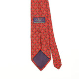 Back Back Detail of Vintage 1990's Geometric Patterned Tie