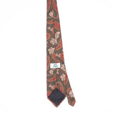 Back Back of Vintage 1990's Paisley Patterned Tie