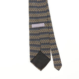 Back Detail of Vintage 1990's Geoffrey Beene Geometric Patterned Tie