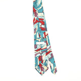 Back of Vintage 1980's Abstract Patterned Tie