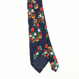 Back Back Detail of Vintage 1990's Disney Mickey Mouse Cartoon Patterned Tie