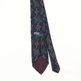 Back Back Detail of Vintage 1990's Ralph Lauren Geometric Patterned Tie