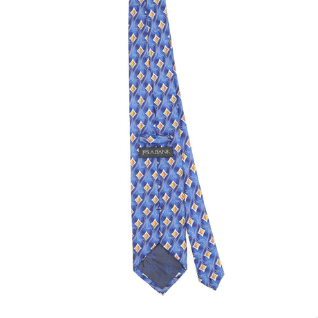 Back Back of Vintage Jos. A. Bank Diamonds Geometric Patterned Tie
