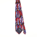 Back of Vintage 1990's Jerry Garcia Wetlands Abstract Patterned Tie