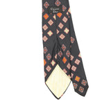 Back Back Detail of Vintage 1980's Christian Dior Geometric Patterned Tie