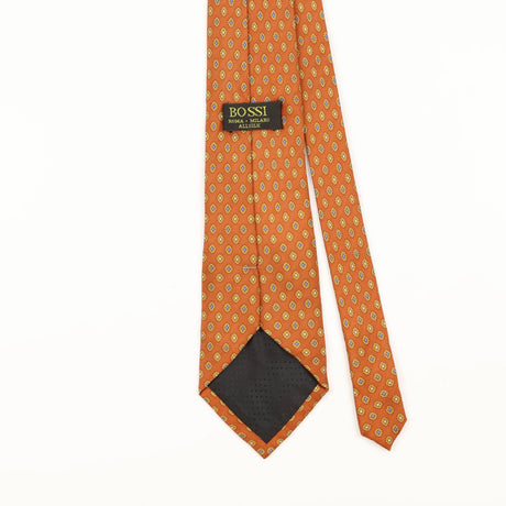 Back Detail of Vintage 1990's Geometric Patterned Tie