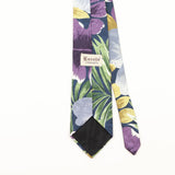 Back Detail of Vintage 1980's Floral Patterned Tie